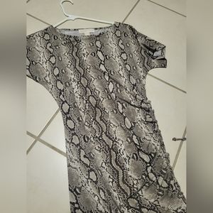 MICHAEL KORS Animal Print Stretch Dress